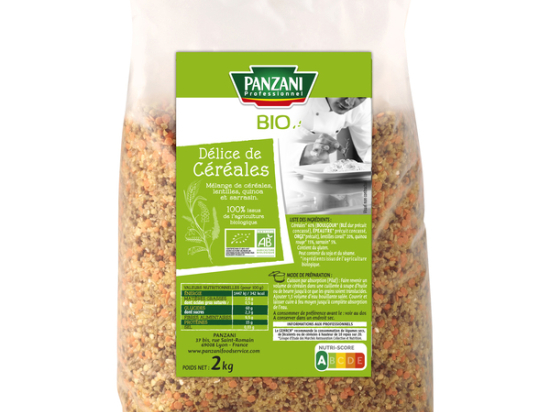 Melange cereales (lentilles, quinoa sarrasin) Delice BIO 2kg