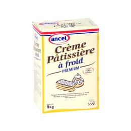 Crème pâtissière à froid premium 1Kg - ANCEL