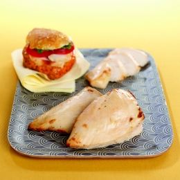 Filet Poulet Cuit Roti IQF 110/130G 5Kg