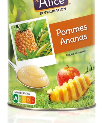 Specialite pomme-ananas allegee boite 5/1 CHARLES ET ALICE