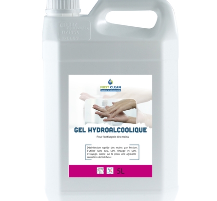 Gel hydroalcoolique (Bidon 5Lx2) F Clean