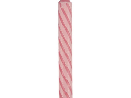 Bougie "1 an" bicolore rose  [100]