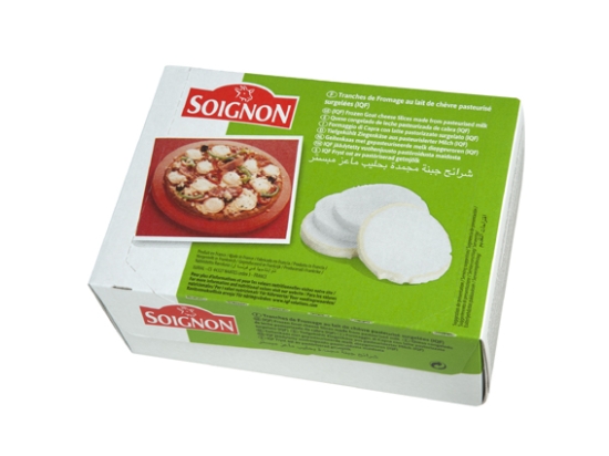 Chevre IQF tranche D42mm 23% 500G - Surgele