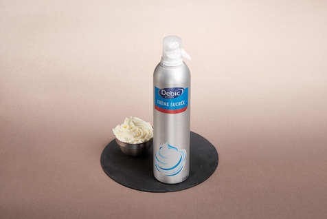 Creme de lait sucree UHT sous pression (Bi-gaz) UHT Debic 700ML