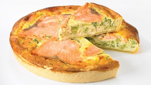 Quiche saumon brocolis (1,45KGx3) - Surgele