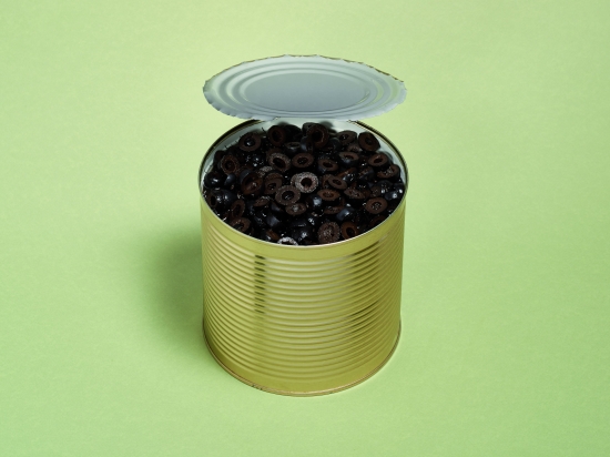 Olive Noire Rondelle 3/1