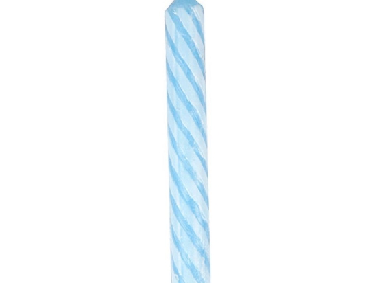 Bougie "10 ans" bicolore bleu  [50]