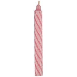 Bougie "1 an" bicolore rose  [100]