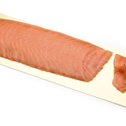 Saumon fume sel sec pretranche  0,9/1,3KG