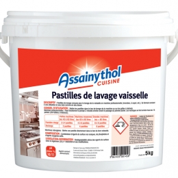 Pastille lave vaiselle oxy actif seau 5KG 
