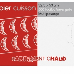 Papier cuisson 40 x 60 cm PUBLI EMBAL *500