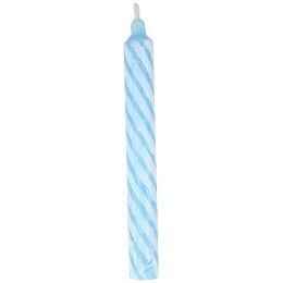 Bougie "10 ans" bicolore bleu  [50]